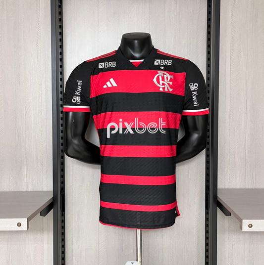 CAMISETA FLAMENGO I CON PATROCINADOR 24/25 HOMBRE (VERSIÓN JUGADOR)